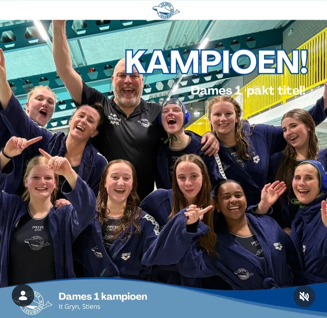 Orca dames 1 kampioen 2025-2026
